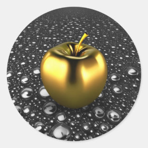 Adesivo Apple ouro
