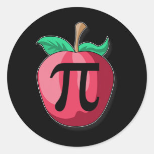 Adesivo Apple Pi Engraçado Professor de Matemática Dia de