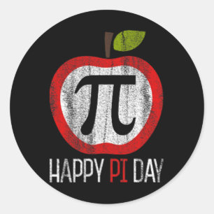 Adesivo Apple Pi Shirt Math