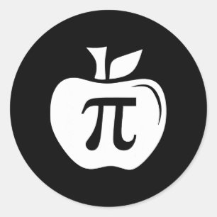 Adesivo Apple Pi (torta) Pi Day Math Christmas