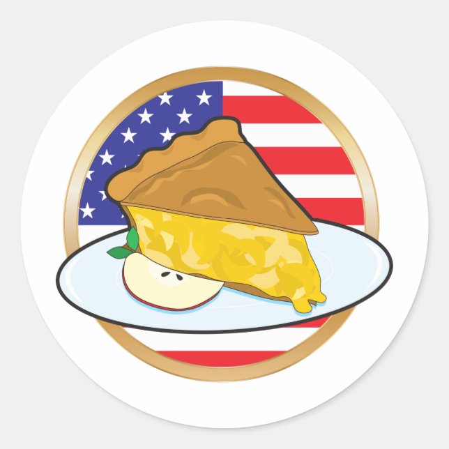 Adesivo Apple Pie American Flag (Frente)