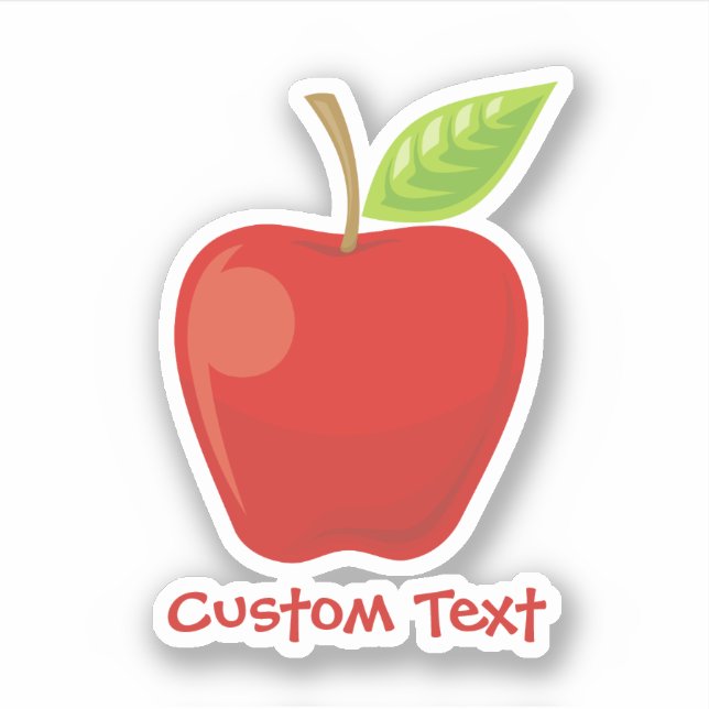 Adesivo Apple Red (Frente)