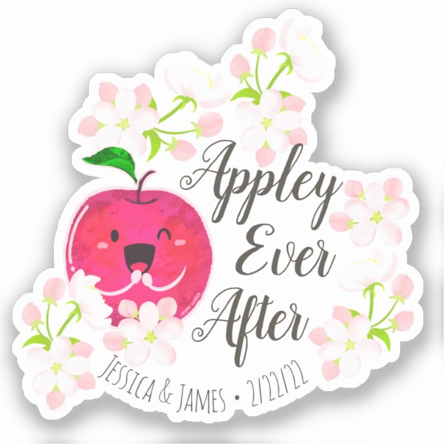 Adesivo Appley Ever After - Punny Garden (Frente)