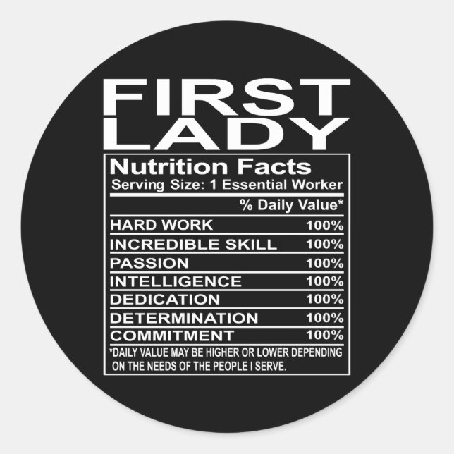 Adesivo Apreciação da Primeira Dama Igreja (Frente)