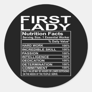 Adesivo Apreciação da Primeira Dama Igreja