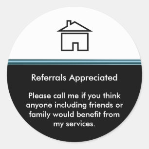 Adesivo Apreciação de Referência do Realator Moderno