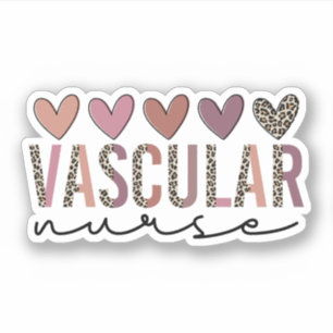 Adesivo Apreciação Vascular Enfermeira, Enfermeira Cardiov
