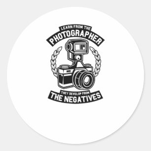 Adesivo Aprenda com o fotógrafo