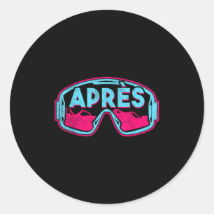 Adesivo Après, Esqui Retro Snowboard Vintage 80s 90s Esqui
