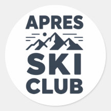 Apres Ski Club Logotipo da Montanha - Inverno Masc