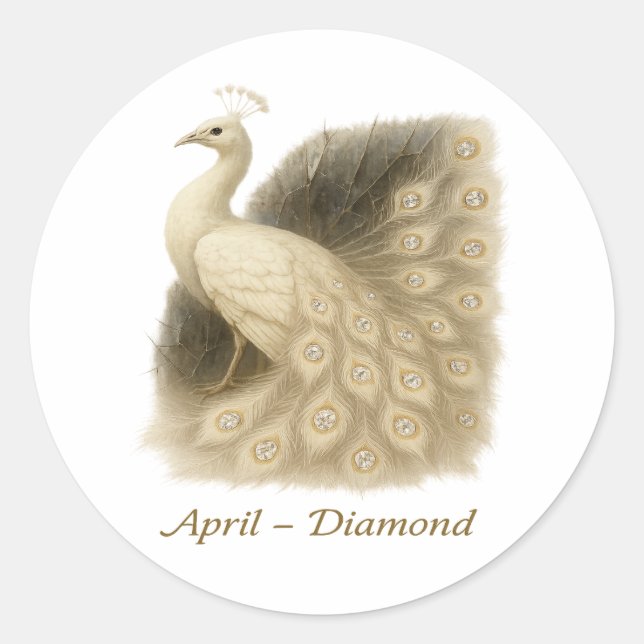 Adesivo April - Diamond Peacock (Frente)