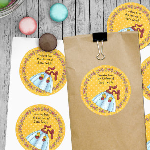 Adesivo Apron Cookie Swap Sticker