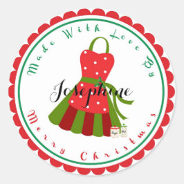 Adesivo Apron Natal Fazendo vinhetas