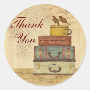 Adesivo Apronte para voar o obrigado dos pássaros do amor