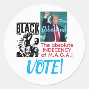 Adesivo Apropriação Cultural Anti-Trump Anti-MAGA