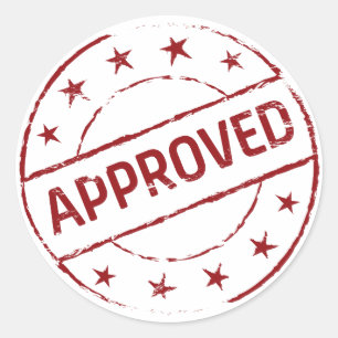 Adesivo Aprovado