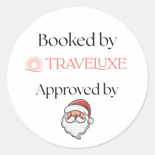 Adesivo Aprovado por Papai Noel