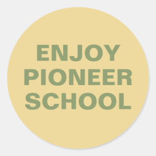 Adesivo Aproveite a escola Pioneer JW