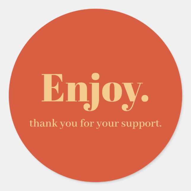 Adesivo Aproveite o Design do Business Sticker (Frente)