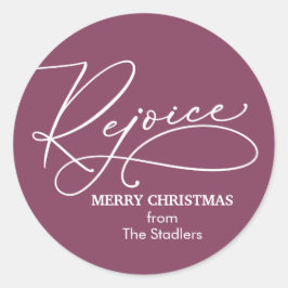 Adesivo Aproveite o Natal - Escolha a Cor de Fundo