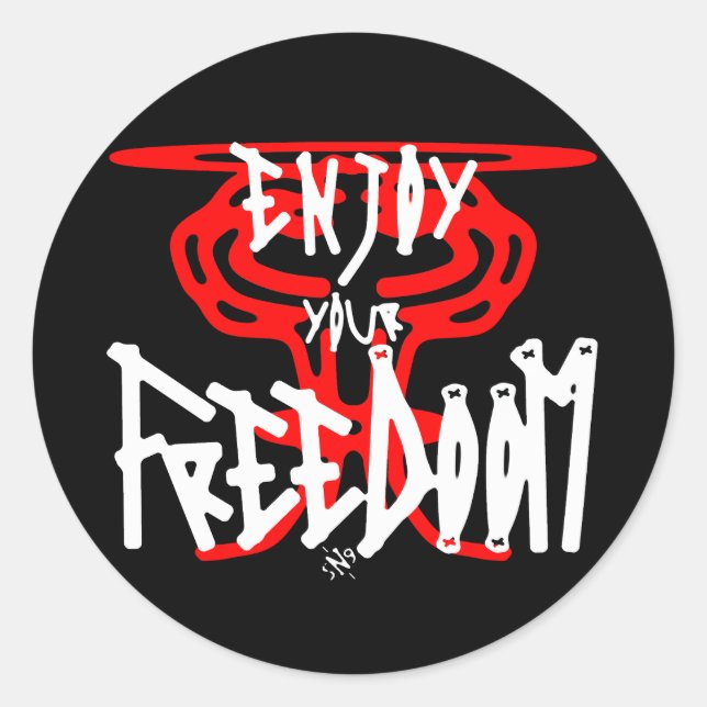 Adesivo Aproveite seu FreeDoom (Frente)