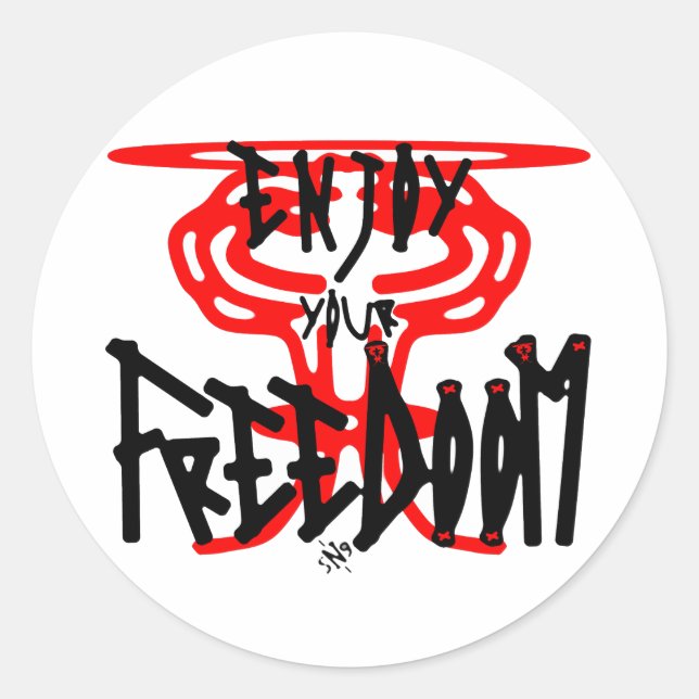 Adesivo Aproveite seu FreeDoom (Frente)