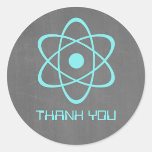 Adesivo Aqua Atomic Chalkboard Muito Obrigado
