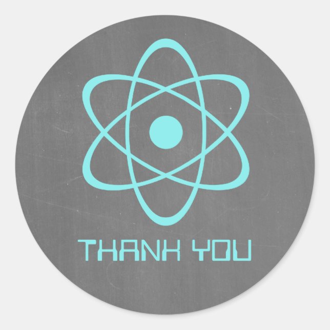 Adesivo Aqua Atomic Chalkboard Muito Obrigado (Frente)