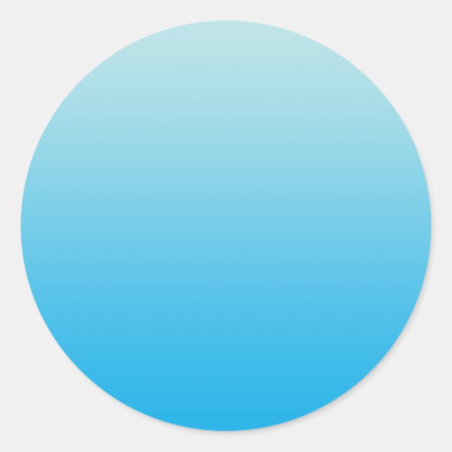 Adesivo Aqua Blue Ombre (Frente)