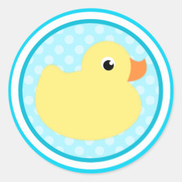 Adesivo Aqua Blue Sweet Baby Duck Stickers