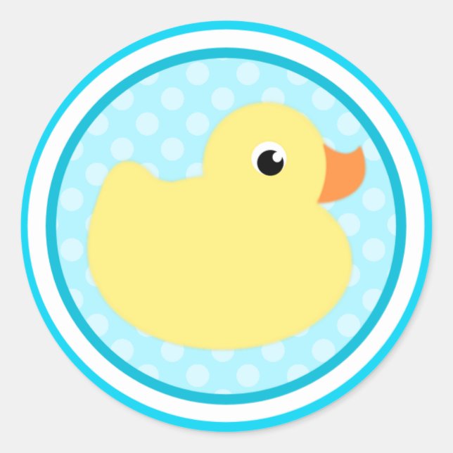 Adesivo Aqua Blue Sweet Baby Duck Stickers (Frente)