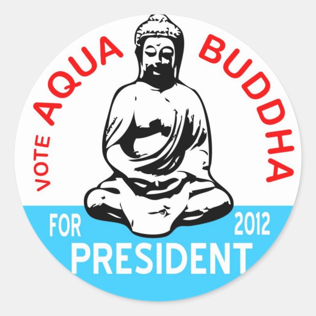 Adesivo Aqua Buddha Sticker (Frente)