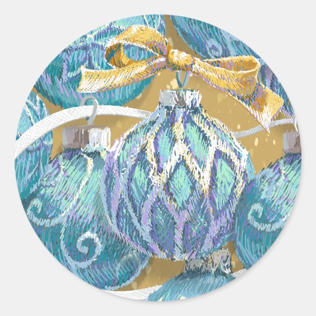 Adesivo Aqua Christmas Balls (Frente)
