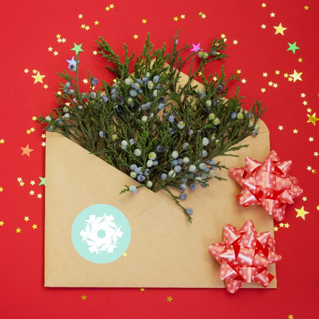 Adesivo Aqua Geométrico Snowflake (Criador carregado)