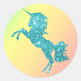 Adesivo Aqua Glitter Unicorn