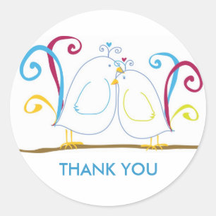 Adesivo Aqua Love Bird Stickers - Personalizem-nos!
