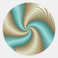Aqua Satin - Fractal