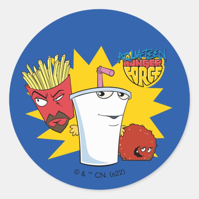 Adesivo Aqua Teen Hunger Force Explosive Graphic (Frente)