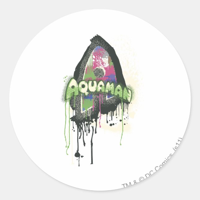 Adesivo Aquaman - Letra Twisted Innocence (Frente)