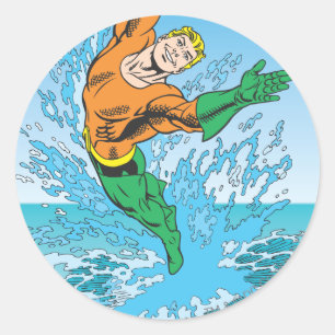 Adesivo Aquaman sai do mar