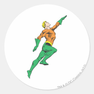 Adesivo Aquaman salta para cima