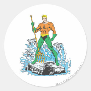 Adesivo Aquaman Stands com Pitchfork