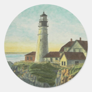 Adesivo Aquarela da Luz de Portland Head