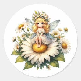 Adesivo Aquarela Daisy Fairy