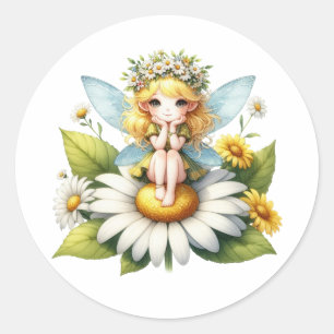 Adesivo Aquarela Daisy Fairy