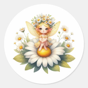 Adesivo Aquarela Daisy Fairy