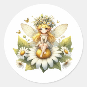 Adesivo Aquarela Daisy Fairy