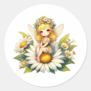 Adesivo Aquarela Daisy Fairy