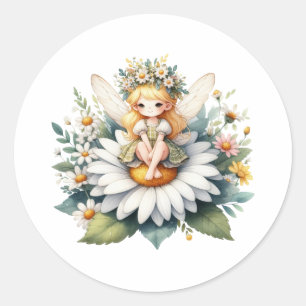 Adesivo Aquarela Daisy Fairy