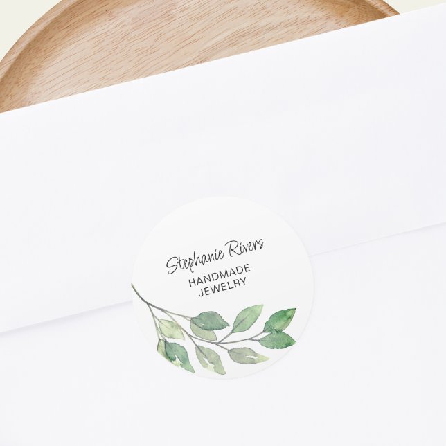 Adesivo Aquarela de joalheiro (Criador carregado)